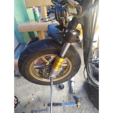 Phuộc Trước CNC cho Dio 50cc - Dong Zx, Z4, Xe Nhat - Gia giam 1.300.000 VND, chat luong cao, lap dat nhanh 2