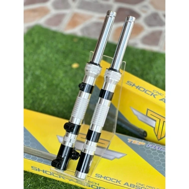 Phuộc trước CNC V1 V3 cắt sẵn 3 phân cho Sirius, EX135, EX150, Vario - Dầu nhún mềm BH 6 tháng - 499k 2