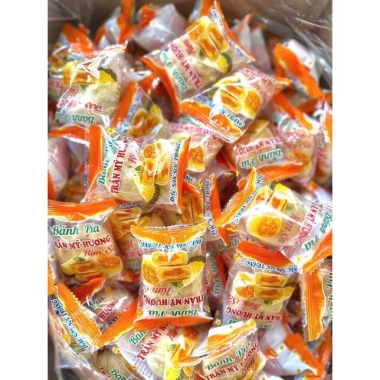 Pía Kim Trứng Muối siêu ngon 250g - Bánh kẹo hottrend đồ ăn vặt Tết, giảm còn 20.000đ 4
