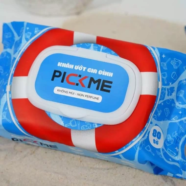 PickMe Thùng 10 gói Khăn ướt EcoWipes 80 tờ không mùi - Siêu tiết kiệm, chỉ 109k 5