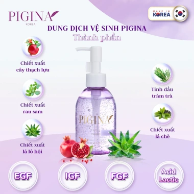 Pigina Dung dịch tái tạo tế bào 150ml - Giảm còn 339k, tặng 05 gói gel DDVS