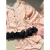 Pijama chất lụa chấm bi ren sóng nước tay dài + quần dài - Giá ưu đãi 199.999đ 5