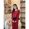 Pijama chất lụa chấm bi ren sóng nước tay dài + quần dài - Giá ưu đãi 199.999đ 8