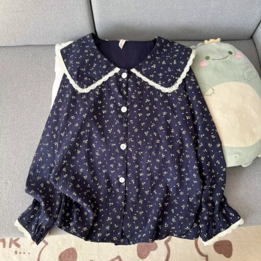 Pijama Cổ áo công chúa nữ - Đồ ngủ mềm mại, thoải mái, xinh xắn, ngọt ngào, 169.998₫