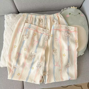Pijama dài tay nữ ngọt ngào dễ thương, bộ đồ ngủ bốn mùa thoải mái - 150.000₫ 3 Pijama dài tay nữ ngọt ngào dễ thương, bộ đồ ngủ bốn mùa thoải mái - 150.000₫ 3