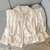 Pijama dài tay nữ ngọt ngào dễ thương, bộ đồ ngủ bốn mùa thoải mái - 150.000₫ 8