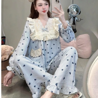 Pijama Đồ Ngủ Nữ JUSOKA Đũi Mây Siêu Mềm Mịn, Kiểu Dáng Cao Cấp, Thoải Mái Khi Mặc Nhà, Giá 189.000 7