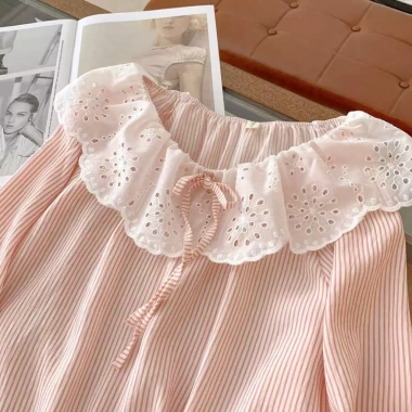 Pijama Đồ Ngủ Nữ Thoáng Khí, Mềm Mại, Dài Tay - Bộ Công Chúa Dễ Thương, Giá 157.777 VND