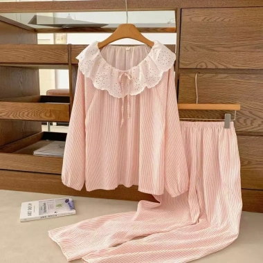 Pijama Đồ Ngủ Nữ Thoáng Khí, Mềm Mại, Dài Tay - Bộ Công Chúa Dễ Thương, Giá 157.777 VND