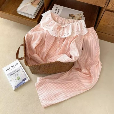 Pijama Đồ Ngủ Nữ Thoáng Khí, Mềm Mại, Dài Tay - Bộ Công Chúa Dễ Thương, Giá 157.777 VND