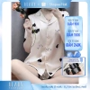 Pijama Đồ Nữ ALADY Lụa Latin Cao Cấp Cộc Tay Hoa - Giá Chỉ 285.000 VNĐ