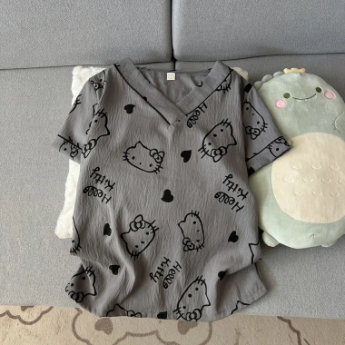 Pijama Hello Kitty Kiểu Nhật Đồ Ngủ Nữ Mềm Mại Thoải Mái Bốn Mùa 119