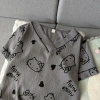 Pijama Hello Kitty Kiểu Nhật Đồ Ngủ Nữ Mềm Mại Thoải Mái Bốn Mùa 119 4
