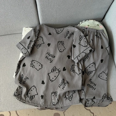Pijama Hello Kitty Kiểu Nhật Đồ Ngủ Nữ Mềm Mại Thoải Mái Bốn Mùa 119