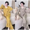 Pijama Lụa Bigsize Tiểu Thư Cổ Bèo Cao Cấp – Đồ Ngủ Đáng Yêu Xinh Xắn