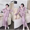 Pijama Lụa Bigsize Tiểu Thư Cổ Bèo Cao Cấp – Đồ Ngủ Đáng Yêu Xinh Xắn 2
