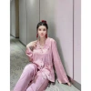 Pijama lụa gấm cao cấp, mềm mịn, thấm hút, Lụa Quảng Châu - Giảm còn 419.000₫ 8