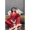 Pijama ngủ viền ren xoắn sang, chất lụa latin mềm mịn mát, freesize 40-60kg – Giá chỉ 119.999₫ 7