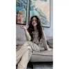 Pijama Nữ Chất Mịn Dài Tay Cổ Nơ - Form Suông Sang Trọng, Giá chỉ 199.000 VND 6