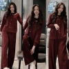 Pijama Nữ Chất Mịn Dài Tay Cổ Nơ - Form Suông Sang Trọng, Giá chỉ 199.000 VND 8