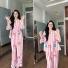 Pijama PHOM TO RỘNG cổ Sen chất MANGO 45-65kg - Giá 265.000đ giảm 20% 10