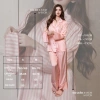 Pijama Tiểu Thư Form Vest Sọc Hồng - Đồ Bộ Lụa Latin Cao Cấp LM142, Tặng Bịt Mắt, Giá 359.999₫ 2