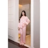 Pijama Tiểu Thư Form Vest Sọc Hồng - Đồ Bộ Lụa Latin Cao Cấp LM142, Tặng Bịt Mắt, Giá 359.999₫ 4