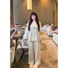 Pijama Tiểu Thư Form Vest Sọc Hồng - Đồ Bộ Lụa Latin Cao Cấp LM142, Tặng Bịt Mắt, Giá 359.999₫ 7