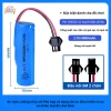 Pin 18.650 3.7V SM 2P cho Xe Điều Khiển Từ Xa - Dung Lượng Cao, Giá chỉ 19.000 VND