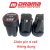 Pin 18V DRAMA cho máy khoan, vít chân 4 cell - Giá ưu đãi 190k, hiệu năng cao 8