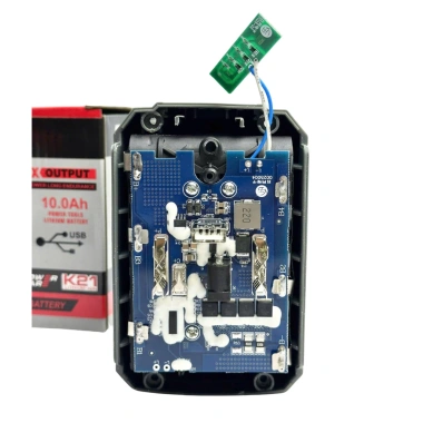Pin 20 Cell Drama 10Ah Mạch 4 Mosfet Cổng USB Chân Pin Phổ Thông Đèn LED Báo Pin - 453.000₫