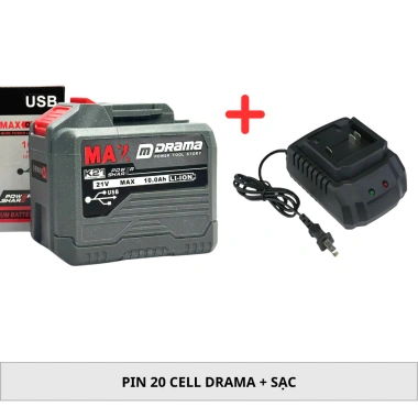 Pin 20 Cell Drama 10Ah Mạch 4 Mosfet Cổng USB Chân Pin Phổ Thông Đèn LED Báo Pin - 453.000₫ 8 Pin 20 Cell Drama 10Ah Mạch 4 Mosfet Cổng USB Chân Pin Phổ Thông Đèn LED Báo Pin - 453.000₫ 8