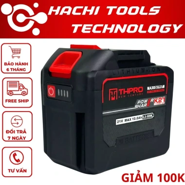 Pin 20 Cell THPRO 4 MOSFET Đông Xả Cao, Đèn LED Báo, Bảo Hành 6 Tháng - 308.000₫ 10