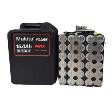 Pin 30Cell Makita 15Ah Dung Lượng Cao - Chân Pin Phổ Thông Có Đèn Báo, Giá Ưu Đãi 508k 6