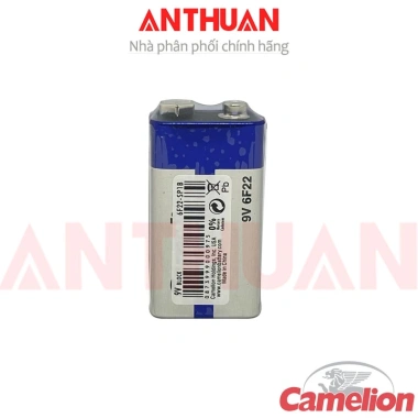 Pin 9V Carbon Camelion 6F22 - 1 hộp 12 cái, cho Micro, Đồng hồ vạn năng, Ghi-ta - Giá chỉ 180.000₫