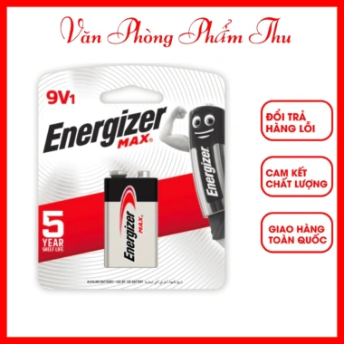 Pin 9V Energizer Max 6LF22 Vuông Chính Hãng - Lưu Trữ 5 Năm, Giá Ưu Đãi 70.000đ