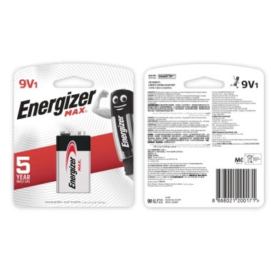 Pin 9V Energizer Max 6LF22 Vuông Chính Hãng - Lưu Trữ 5 Năm, Giá Ưu Đãi 70.000đ 6 Pin 9V Energizer Max 6LF22 Vuông Chính Hãng - Lưu Trữ 5 Năm, Giá Ưu Đãi 70.000đ 6