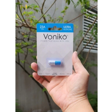Pin A23 23A Voniko Alkaline 12V: Remote, chống trộm, chuông cửa, giá 22.000₫