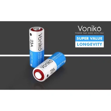 Pin A23 23A Voniko Alkaline 12V: Remote, chống trộm, chuông cửa, giá 22.000₫