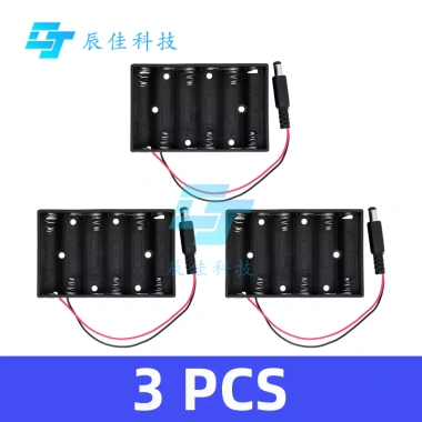 Pin AA 6x 1~5 Cái Giá Đỡ Lưu Trữ Giắc Cắm DC2.1 Futural Digital Bán Chạy F35 48,919 VND