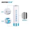 Pin AA sạc lại Beston 3.000mAh chính hãng - 4 viên, dùng cho micro, cửa thẻ vân tay, chỉ 137k 2