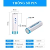 Pin AA sạc lại Beston 3.000mAh chính hãng - 4 viên, dùng cho micro, cửa thẻ vân tay, chỉ 137k 9