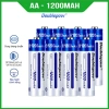 Pin AA sạc lại Doublpow 1.200mAh - Giá 28k, mua lẻ hoặc vỉ 4 viên