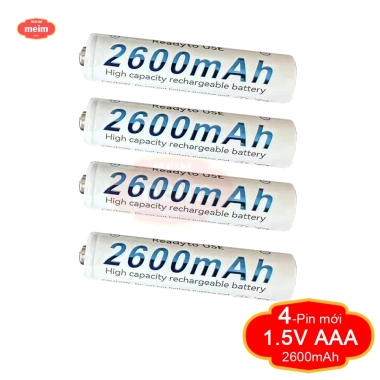 Pin AAA ENEMAX 2.600mAh 1.5V Sạc Nhật Bản - Dùng cho Đèn, Đồ Chơi, Mouse, Remote, Giá chỉ 48.000₫