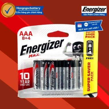 Pin AA/AAA/AAAA/9V Energizer 1,5V Siêu Bền - Chính Hãng, Giá Ưu Đãi 48.000₫ 9 Pin AA/AAA/AAAA/9V Energizer 1,5V Siêu Bền - Chính Hãng, Giá Ưu Đãi 48.000₫ 9