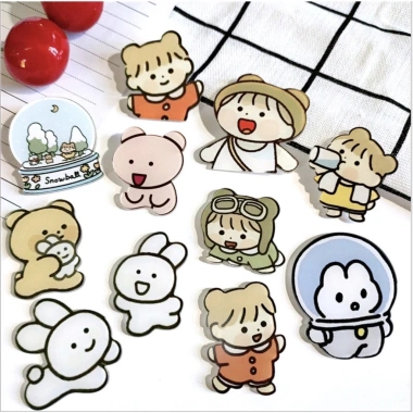 Pin cài Balo siêu đáng yêu - Sticker dán đa dạng, giá chỉ 8.000₫, giảm 20%