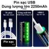 Pin CITYORK 16.340 CR123A 3.7V 2.250mAh Type-C sạc nhanh, dung lượng cao cho máy ảnh & đèn pin siêu sáng - chỉ 89.000₫ 3