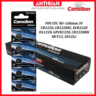Pin CR1.220 Camelion 3V - Chất lượng cao, đồng hồ, áo, CMOS - Giá 12.000 VNĐ