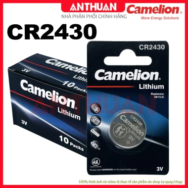 Pin CR2.430 Camelion 3V Chính Hãng 5.011LC - Chất lượng cao, mới, giá 35.000 VNĐ