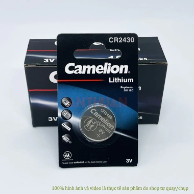 Pin CR2.430 Camelion 3V Chính Hãng 5.011LC - Chất lượng cao, mới, giá 35.000 VNĐ